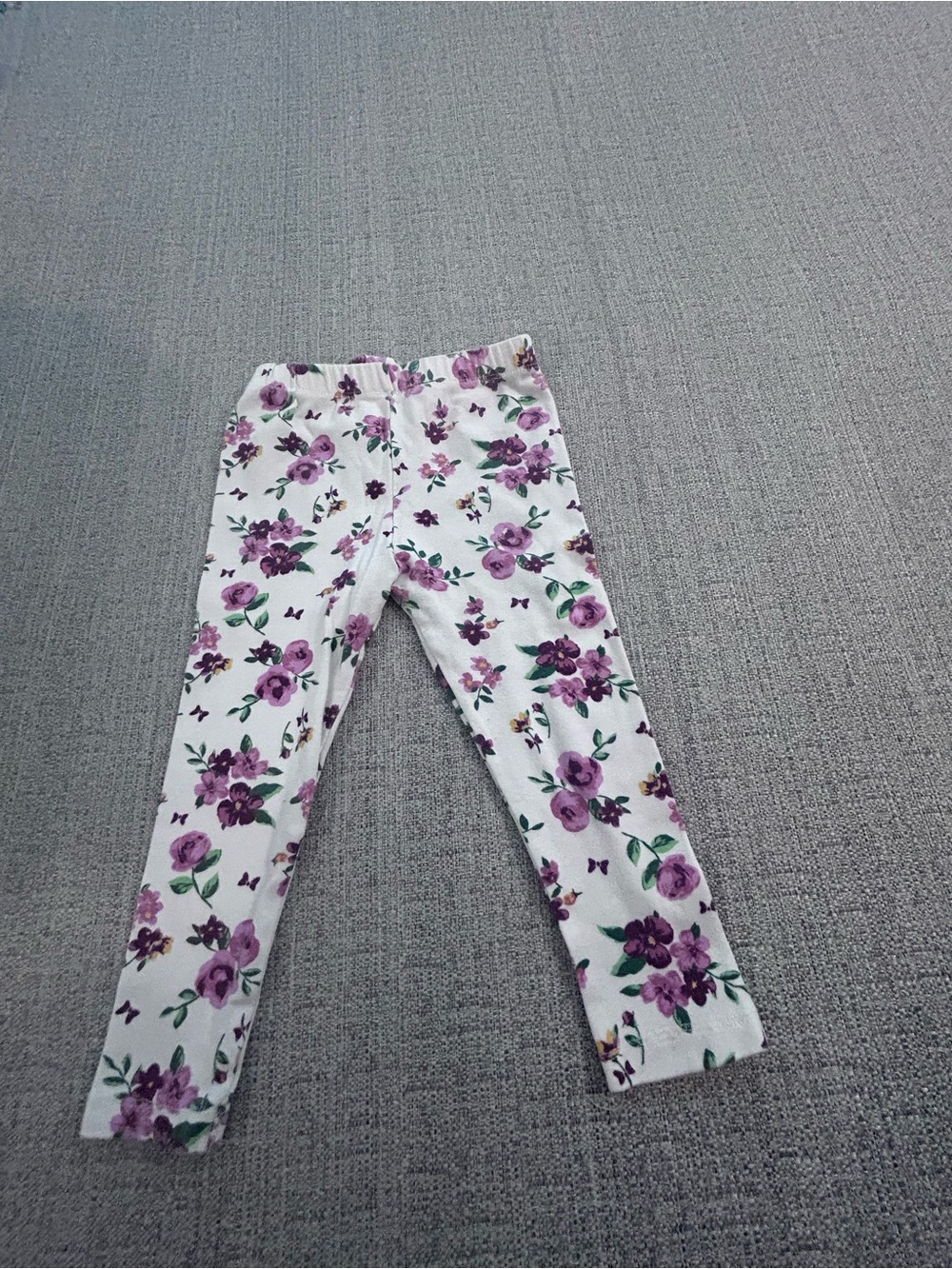 Disney Kids Minnie Mouse Purple Floral Set. Size 3T - Picture 6 of 8
